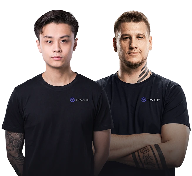 Professional esports players partnered with Tradeit.gg
